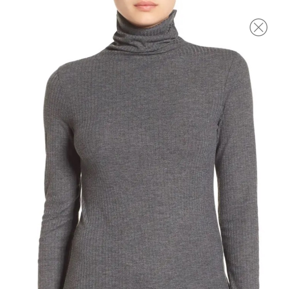 Halogen grey turtle neck